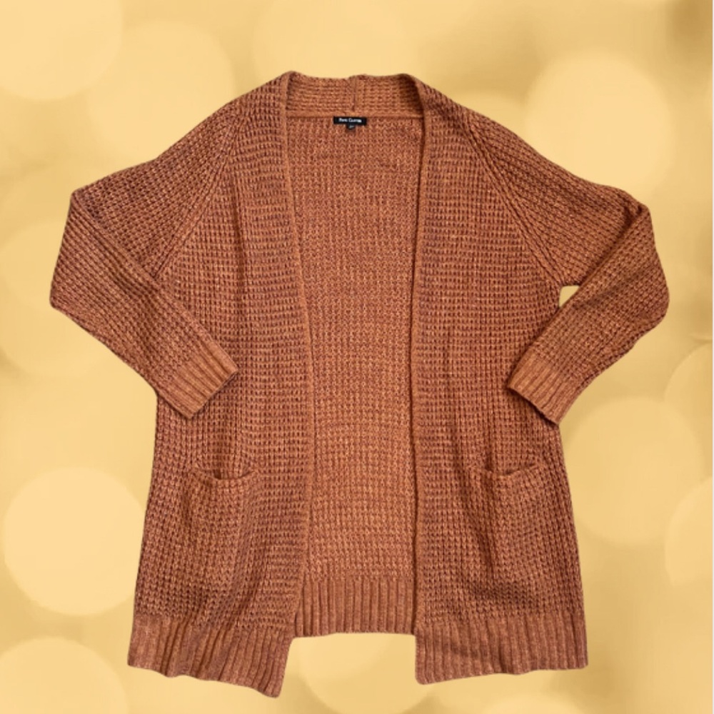 Pink Clover Nouri Textured Two Pocket Cardigan